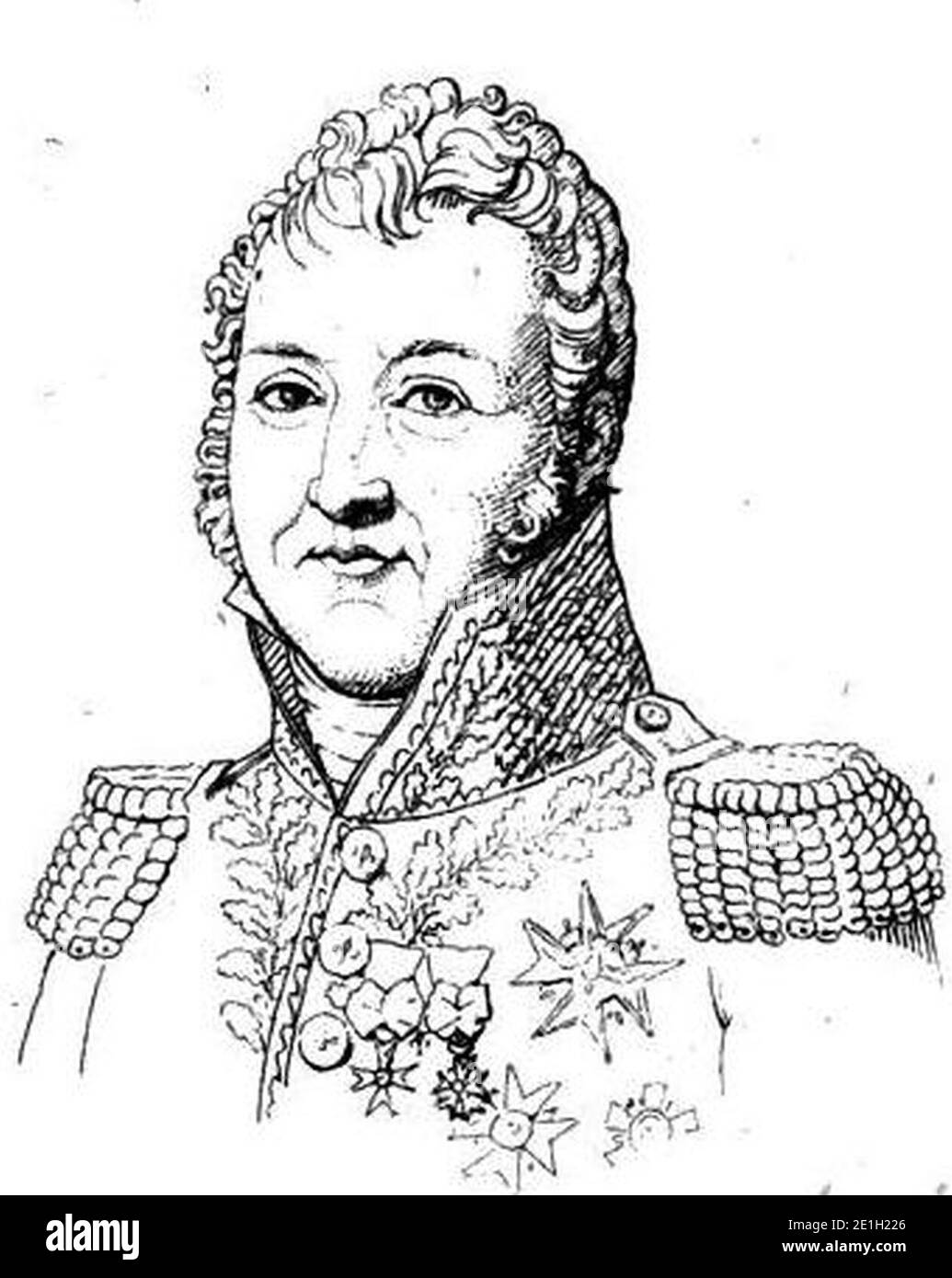 Louis-Philippe, duc d'Orléans, d'après Augustin. Stock Photo