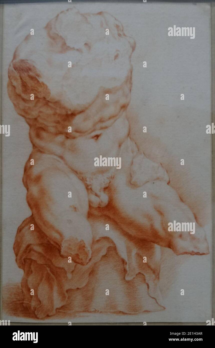 LouvreLens L'Europe de Rubens 160 Le Torse du Belvédère Stock
