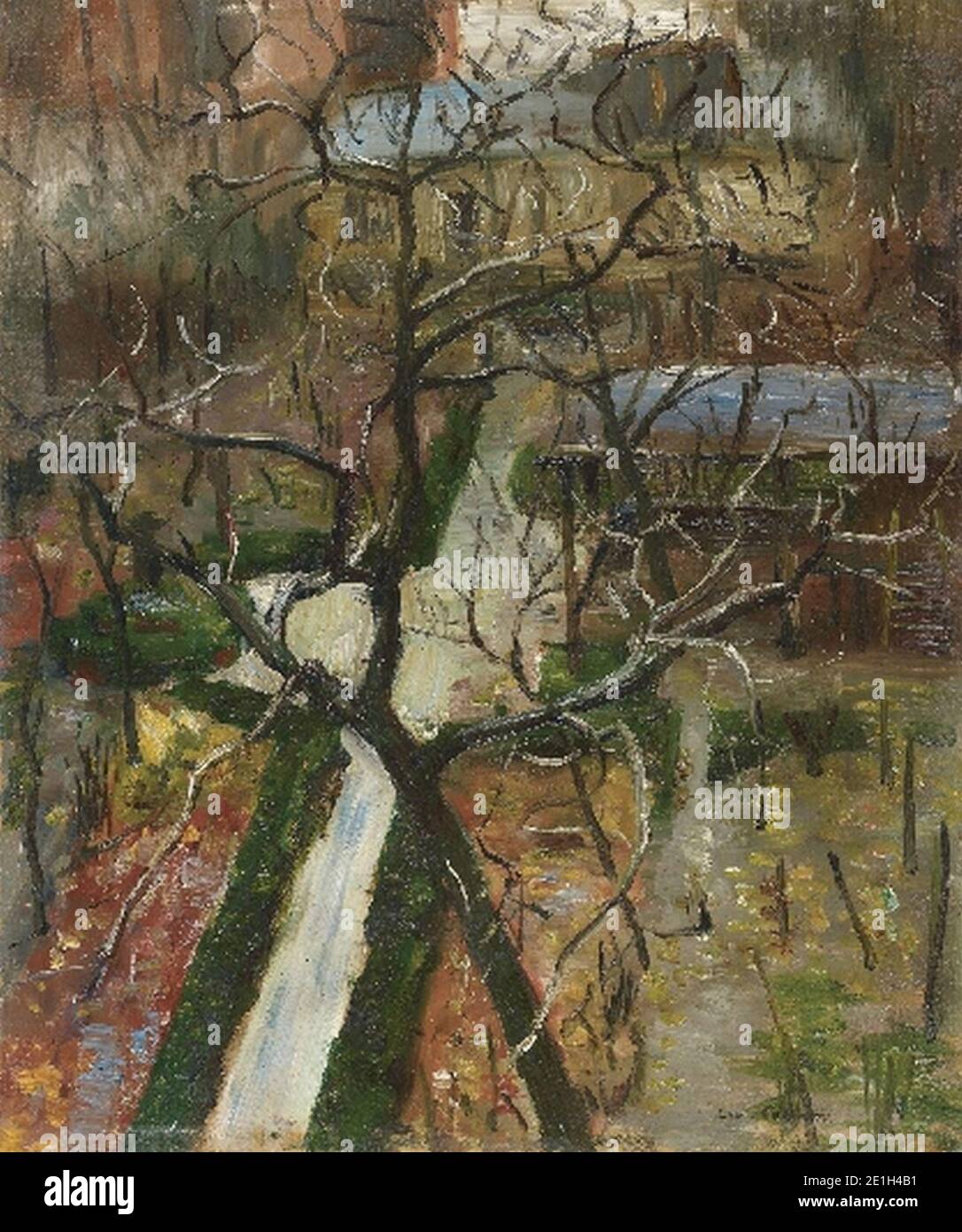 Blick Aus Dem Munchner Atelier Lovis Corinth