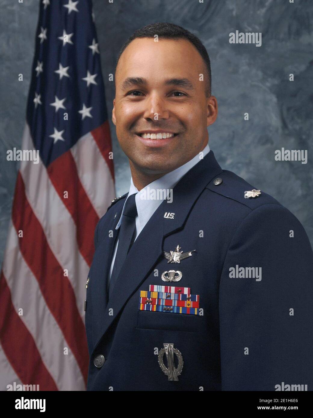 Lt Col Lorenzo Bradley (2). Stock Photo