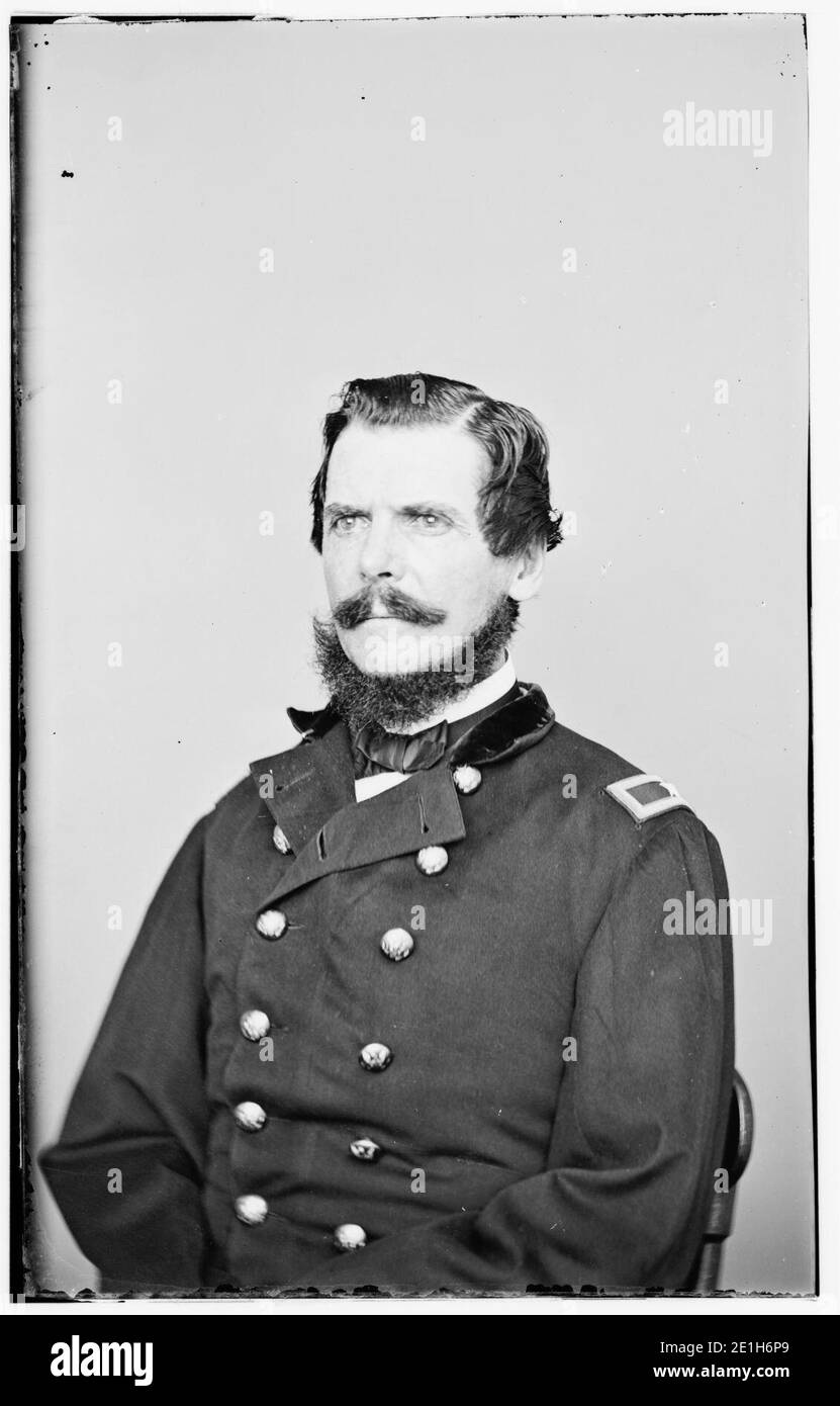 Lt. Col. B.H. Hill, 5th U.S. Artillery Stock Photo