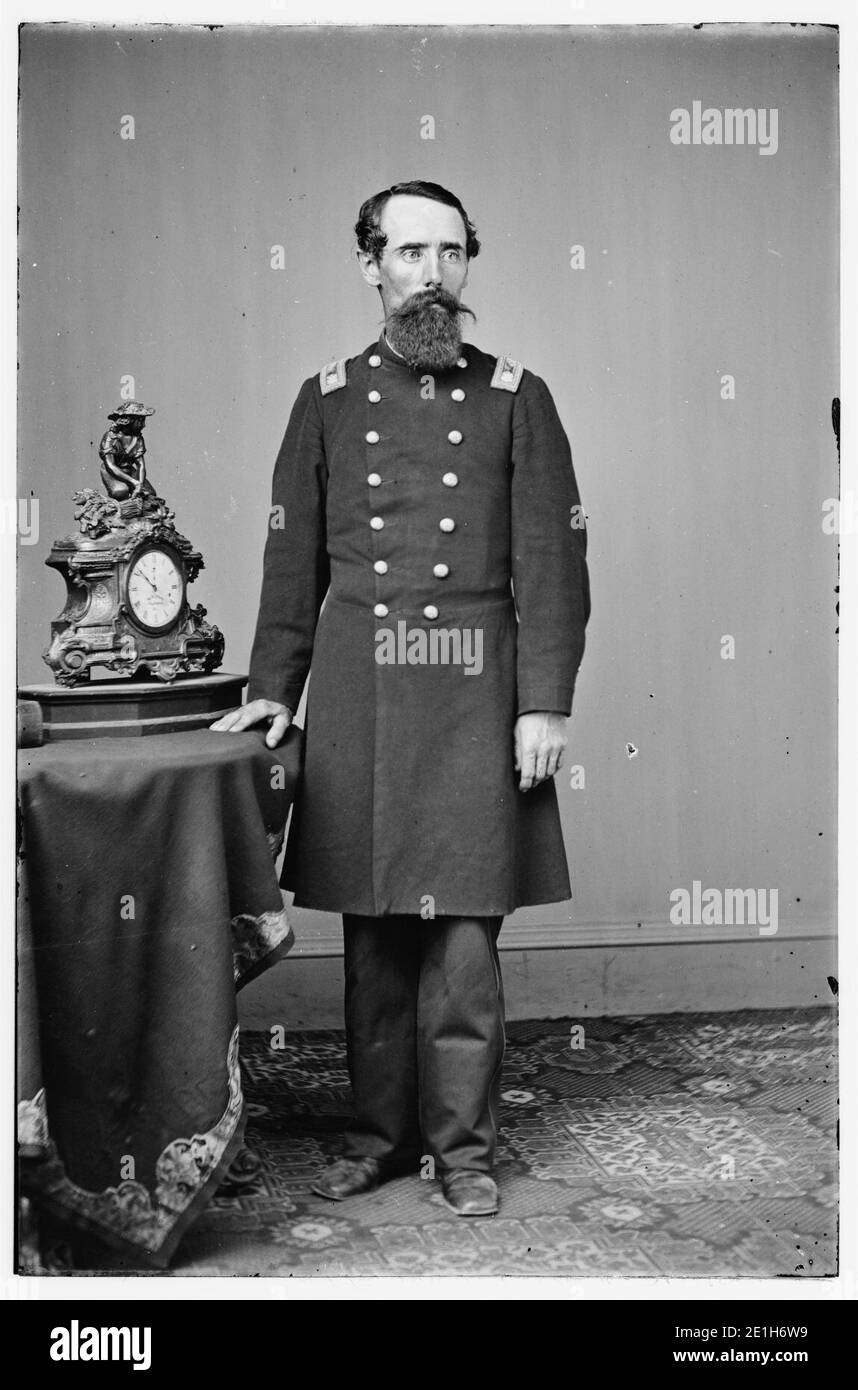 Lt. Col. D.A. Williams, 136th Ohio Inf. Stock Photo