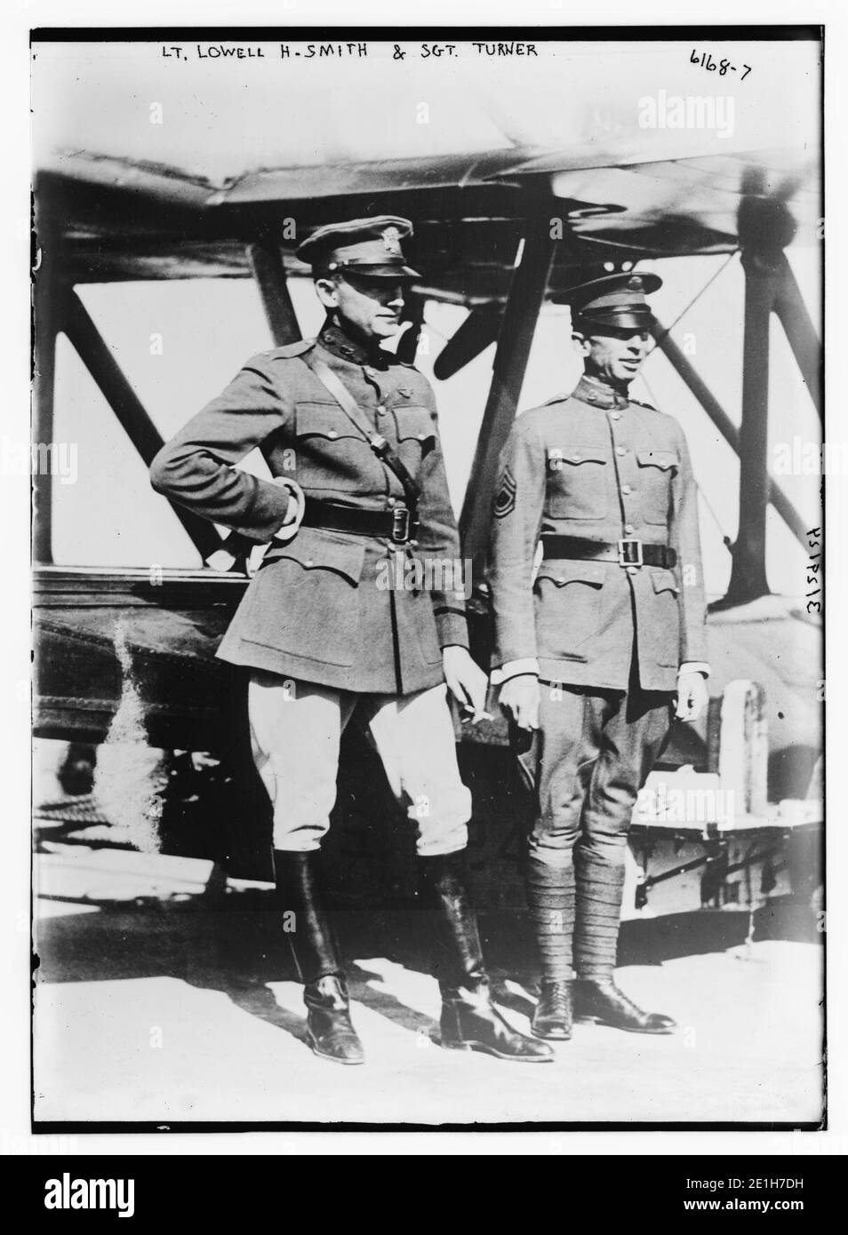 Lt. Lowell H. Smith and Sgt. Turner Stock Photo