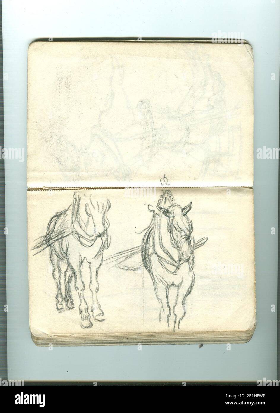 Etude de chevaux by Eugène Delacroix – Art print ... - Muzeo