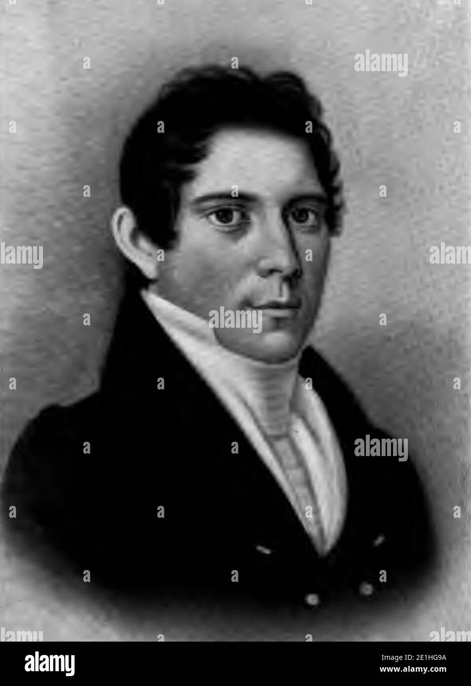 Lucius Q. C. Lamar 1797-1834. Stock Photo