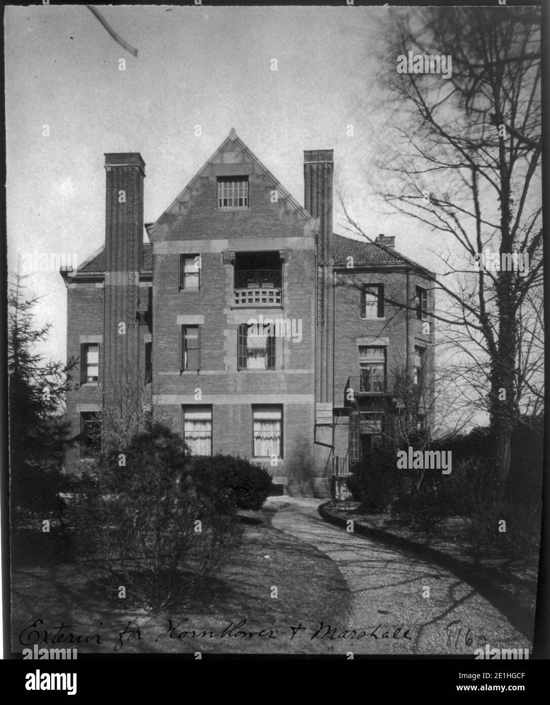 Lucius Tuckerman House, 1600 I St., N.W. Stock Photo