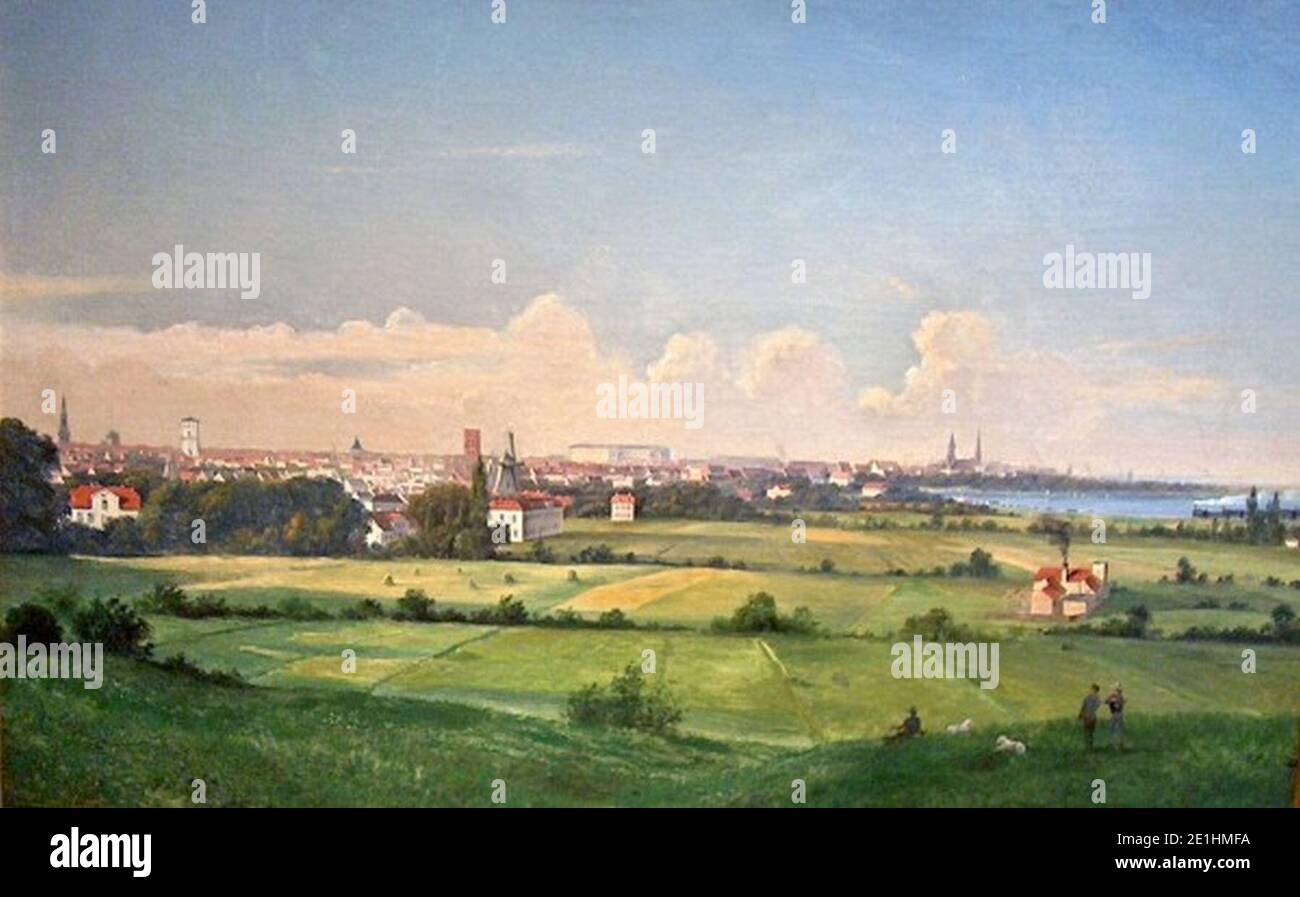 Valby Bakke Ludvig Messmann - Copenhagen from Valby Bakke Stock Photo - Alamy