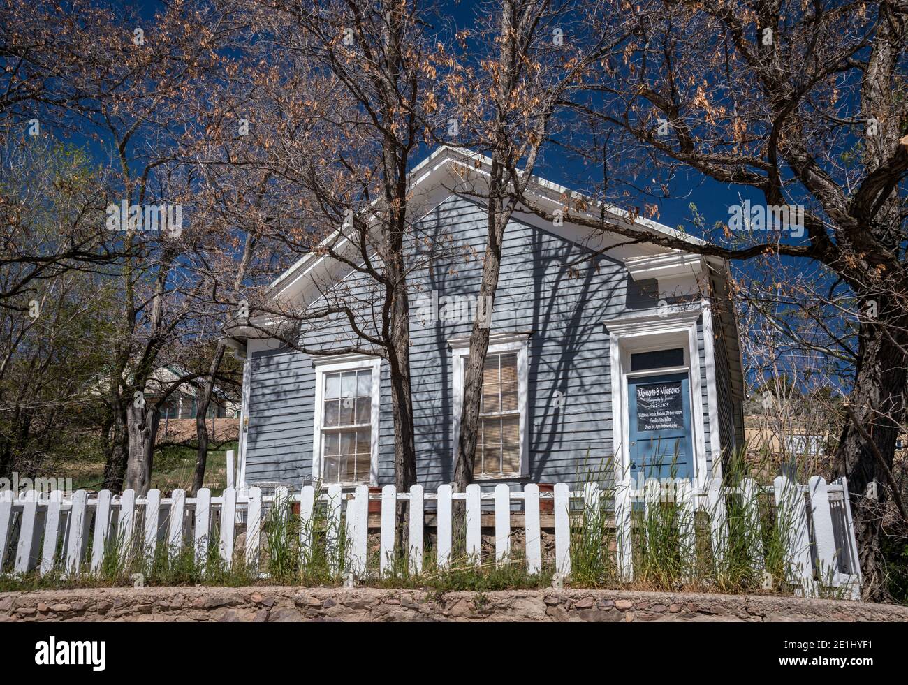 Historic Veitch House in silver mining town of Pioche, Great Basin