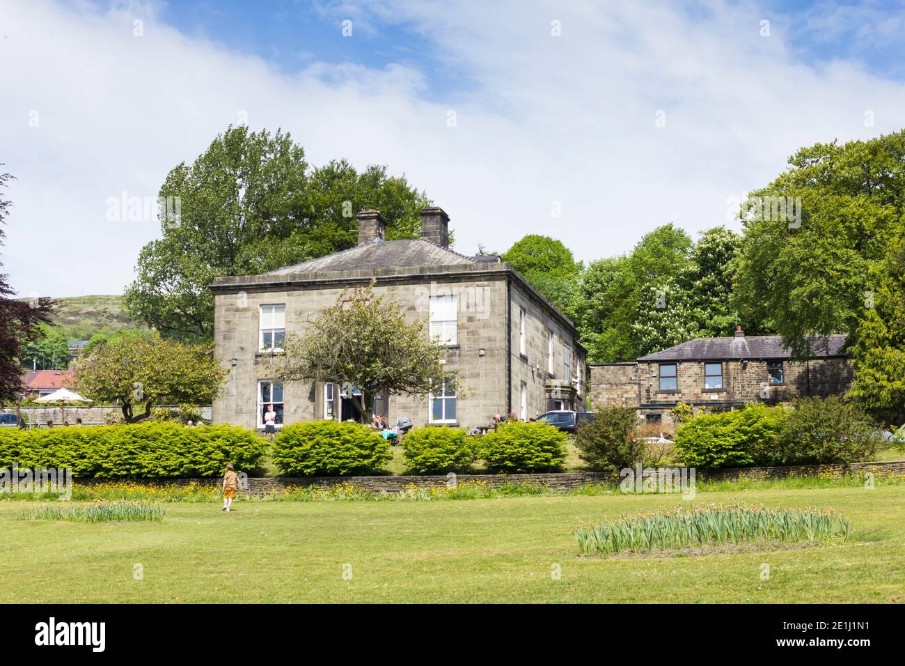 The Whitaker museum and art gallery, Rawtenstall, Lancashire. Built in 1840 as a home, it was bought around 1900 by Richard Whitaker to be a museum. Stock Photo