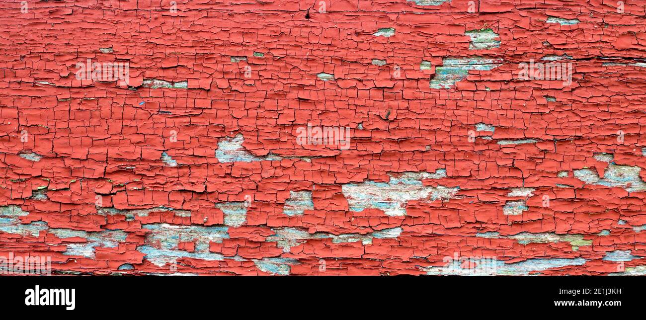 Vintage wood background with peeling paint. Texture Stock Photo - Alamy