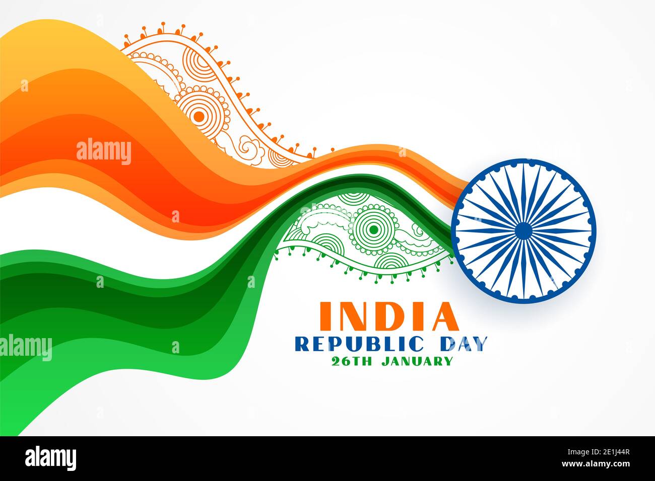 Creative Indian Republic Day Background, Wishes, Greeting Stock Photo - Alamy
