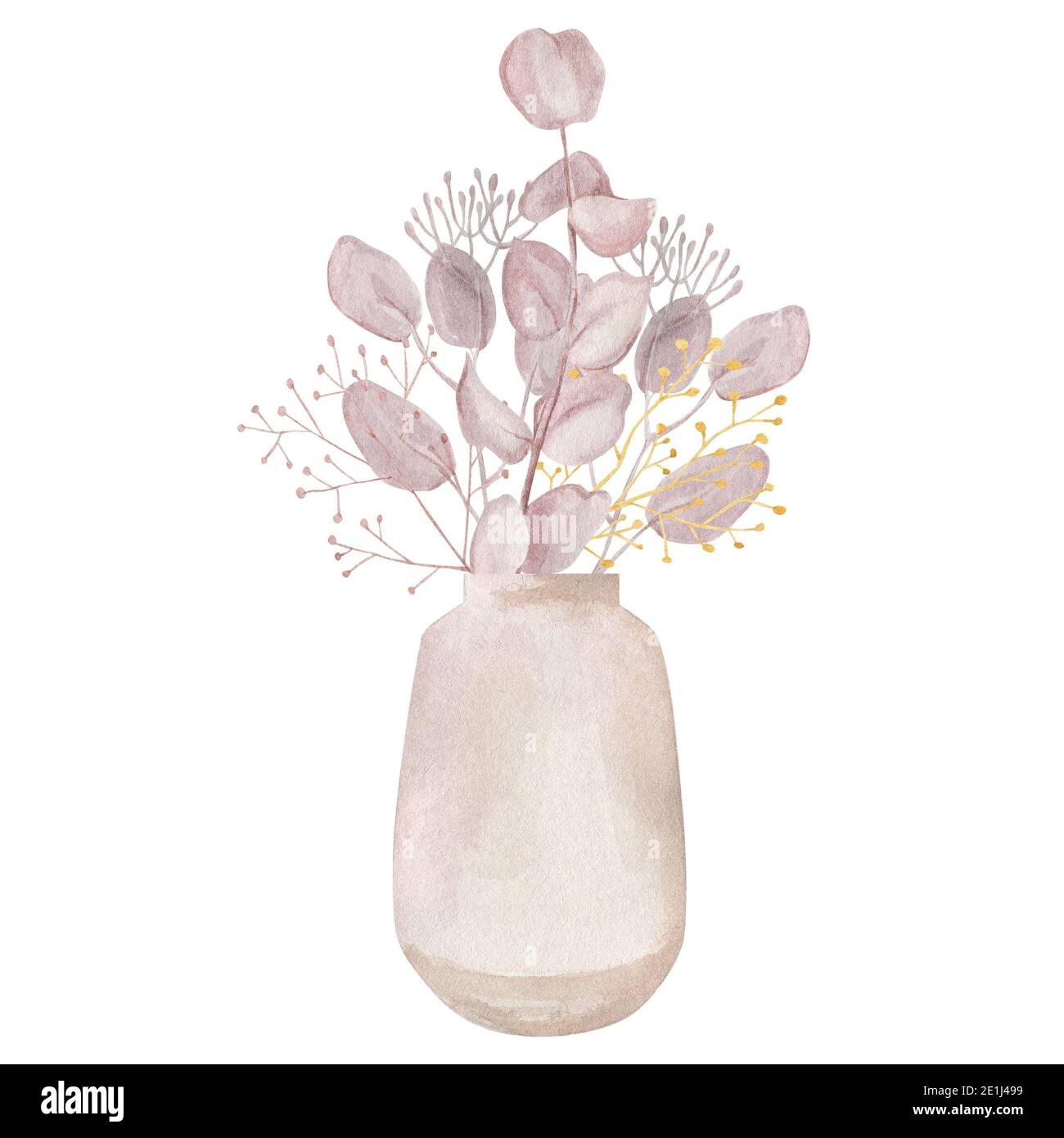 Interior decoration vase isolated on white background Stock Photo - Alamy