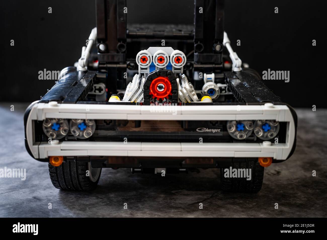 ISTANBUL TURKEY JANUARY 04 2020 Lego Technic Dodge Charger Car Model with Nos Tank. Fast and Furious Model. Ready to Display Stock Photo Alamy