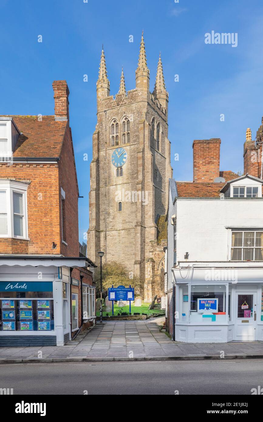 Parish Church of St Mildred, Tenterden, Kent Stock Photo Alamy