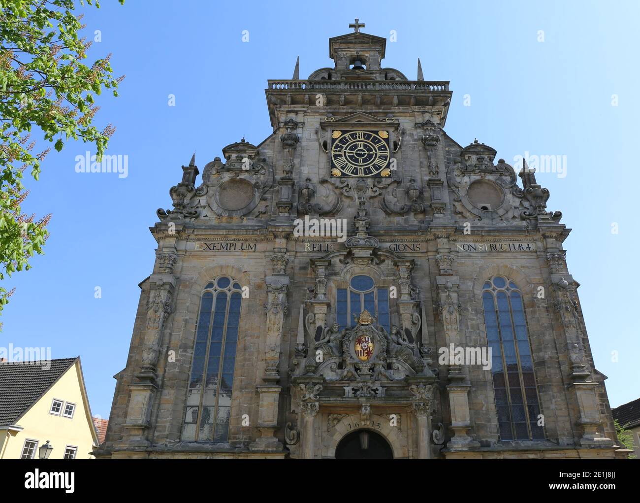 Details of the Old Church in Buckeburg,Germany Stock Photo
