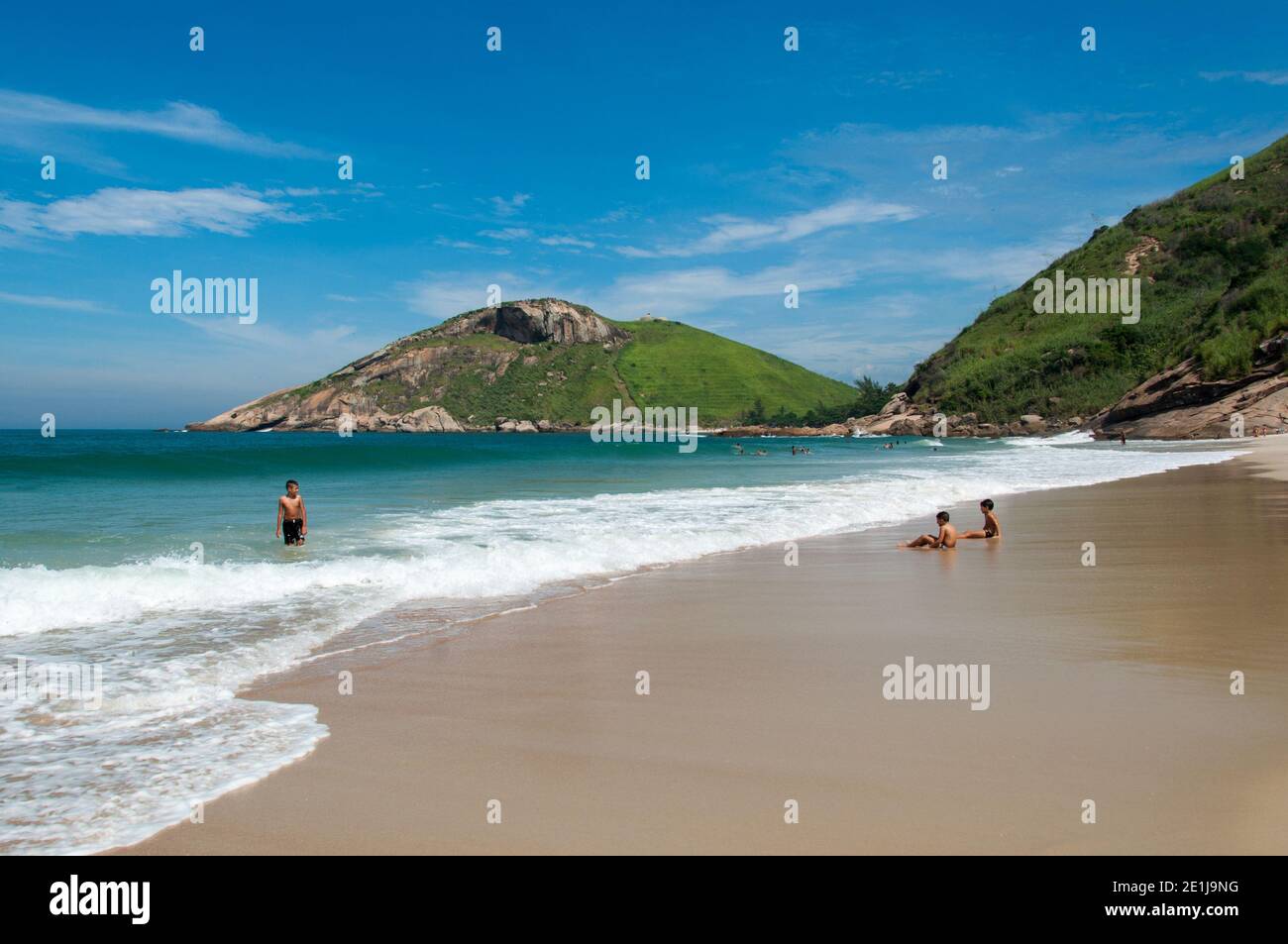 Praia do Meio Beach near Grumari, Rio de Janeiro, Brazil Stock Photo - Alamy