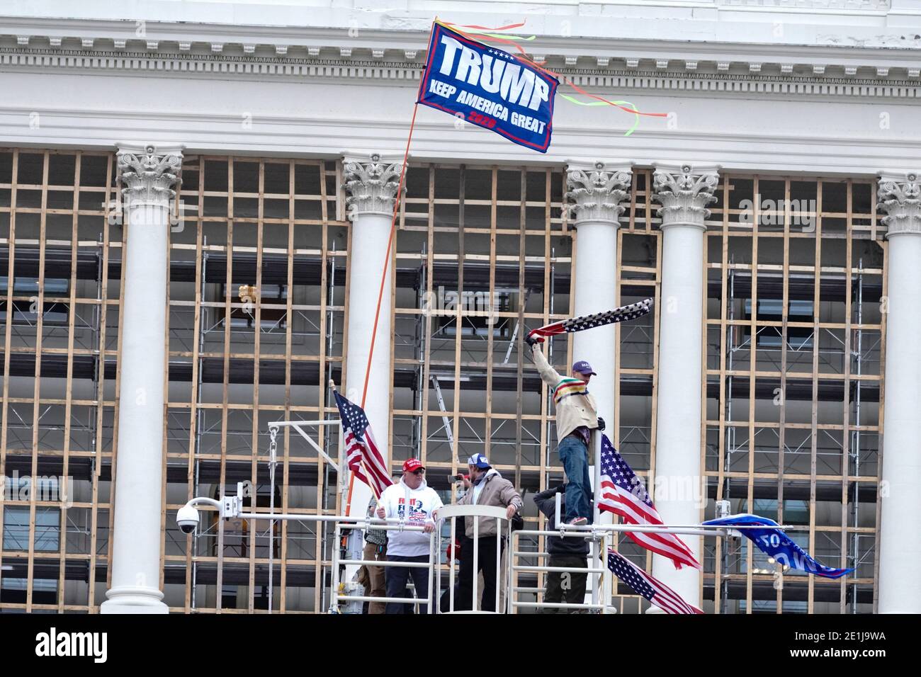 Pro trump protestors storm capitol hi-res stock photography and images ...