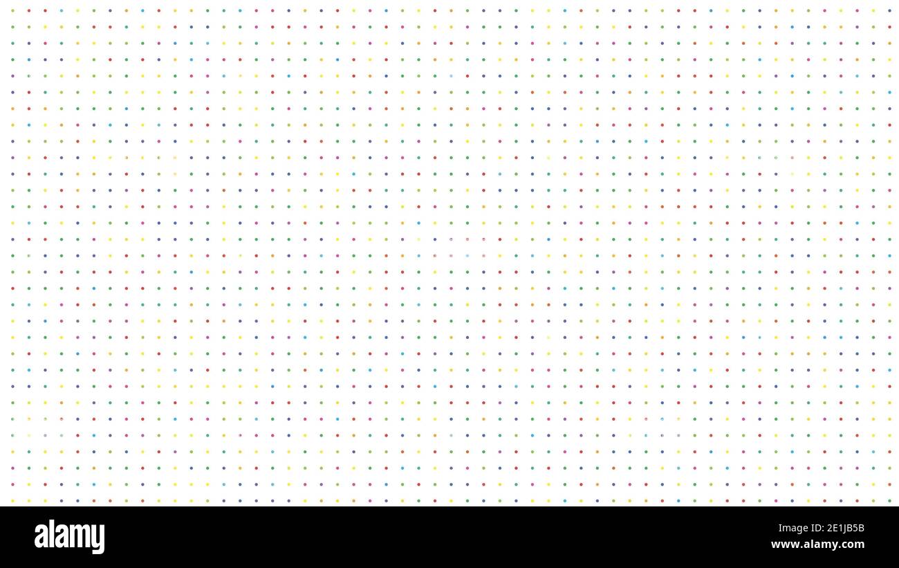 background with colorful polka dots Stock Photo