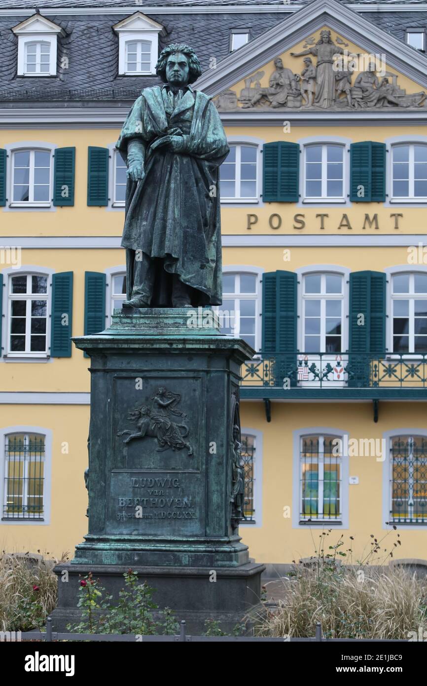 Statua Di Ludwig Van Beethoven a Vienna Fotografia Edoriale