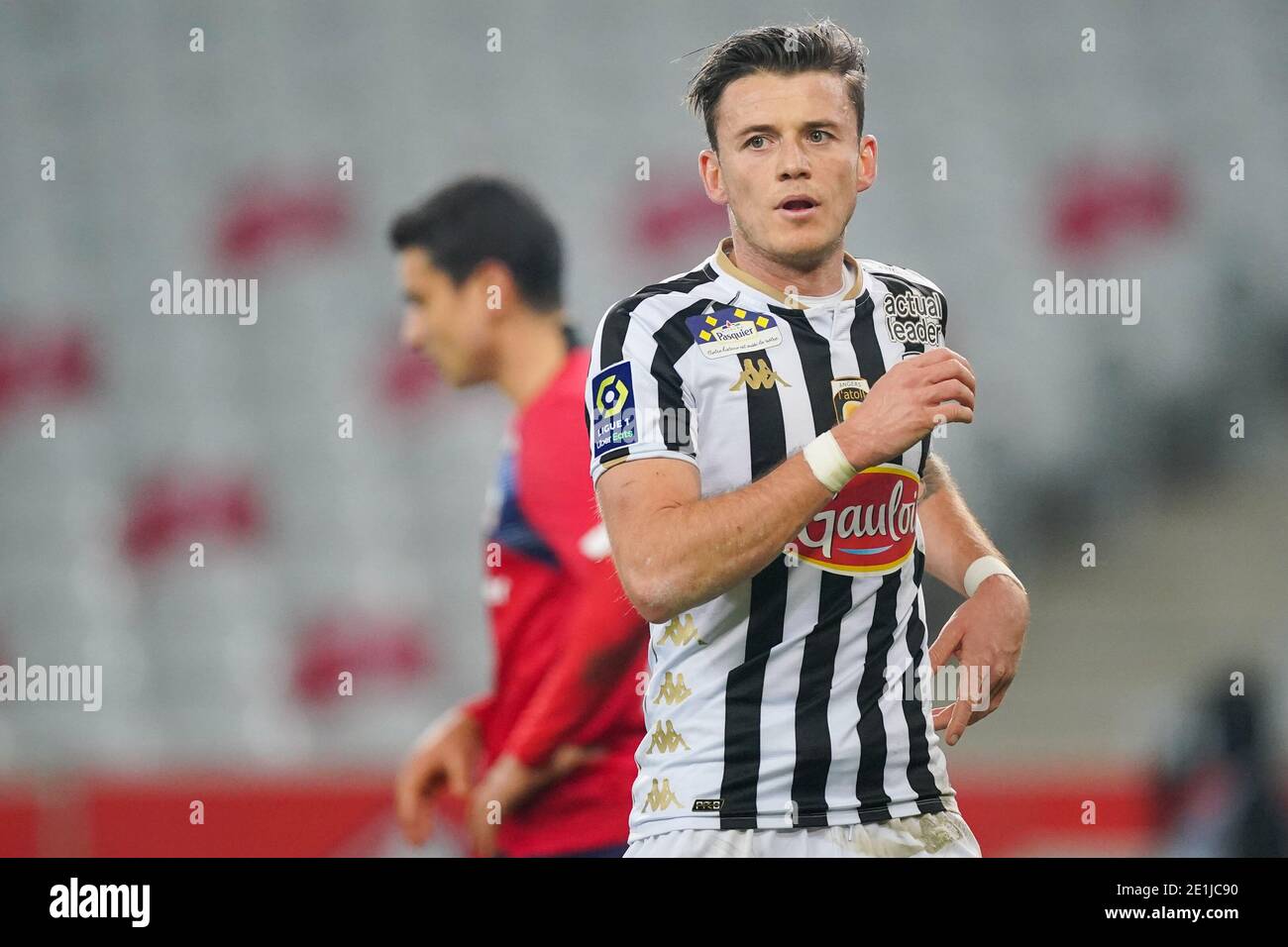LILLE, FRANCE - JANUARY 6: Pierrick Capelle of Angers SCO during the Ligue  1 match between Lille OSC and Angers SCO at Stade Pierre Mauroy on January  Stock Photo - Alamy