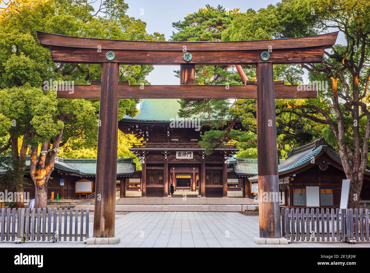 Meiji Shrine in Tokyo, Japan. Stock Photo