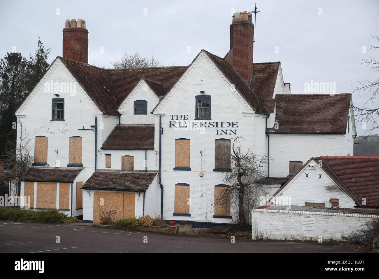The Riverside Inn public house near Shrewsbury which has closed due to ...