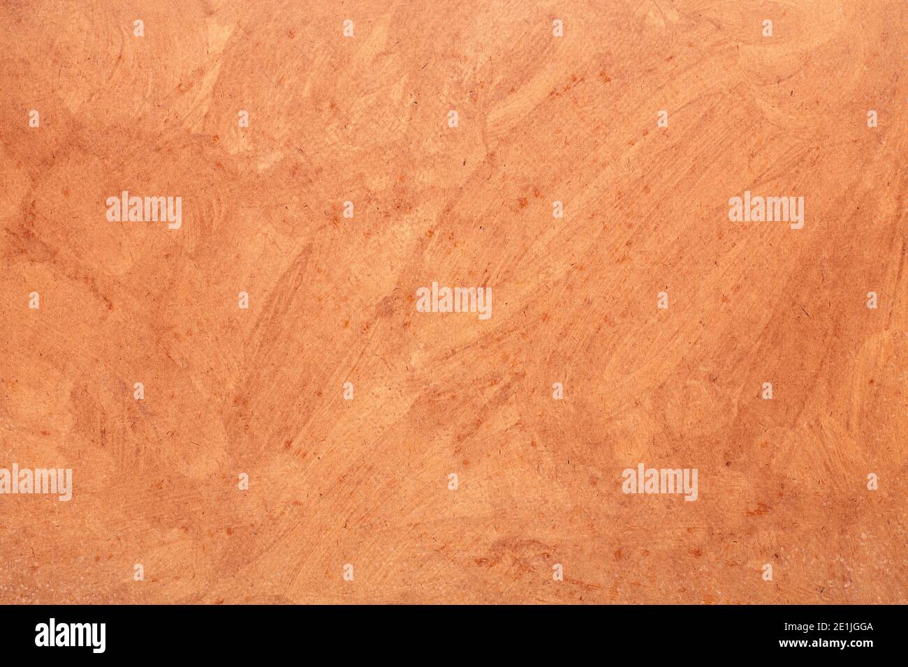 Brown paper with brush strokes and dust, texture background Stock Photo