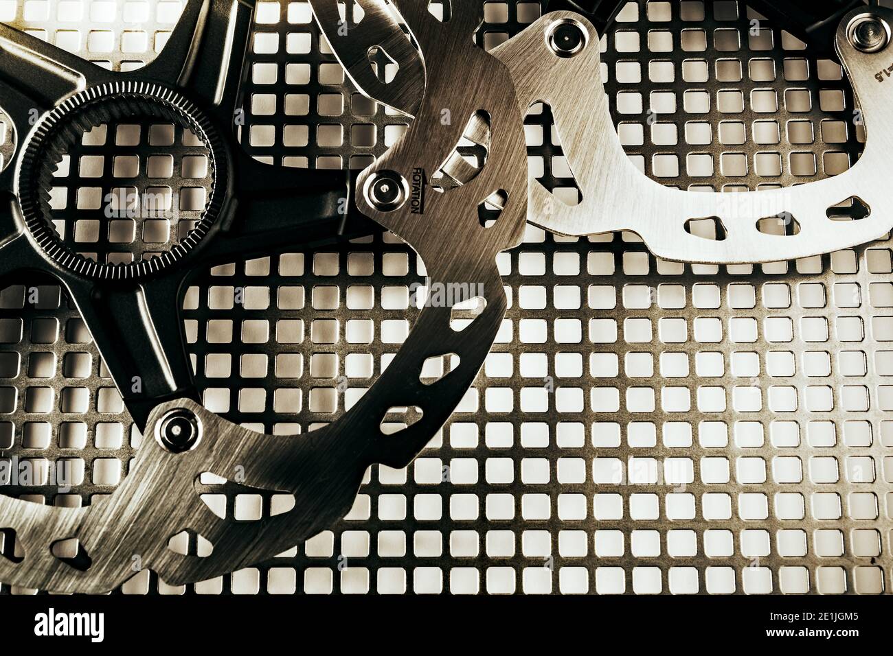 MTB disc brakes, still life Stock Photo