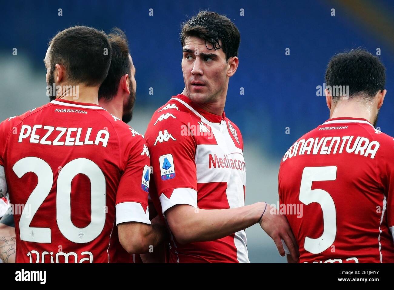 The player of acf fiorentina dusan vlahovic hi-res stock photography and  images - Page 2 - Alamy