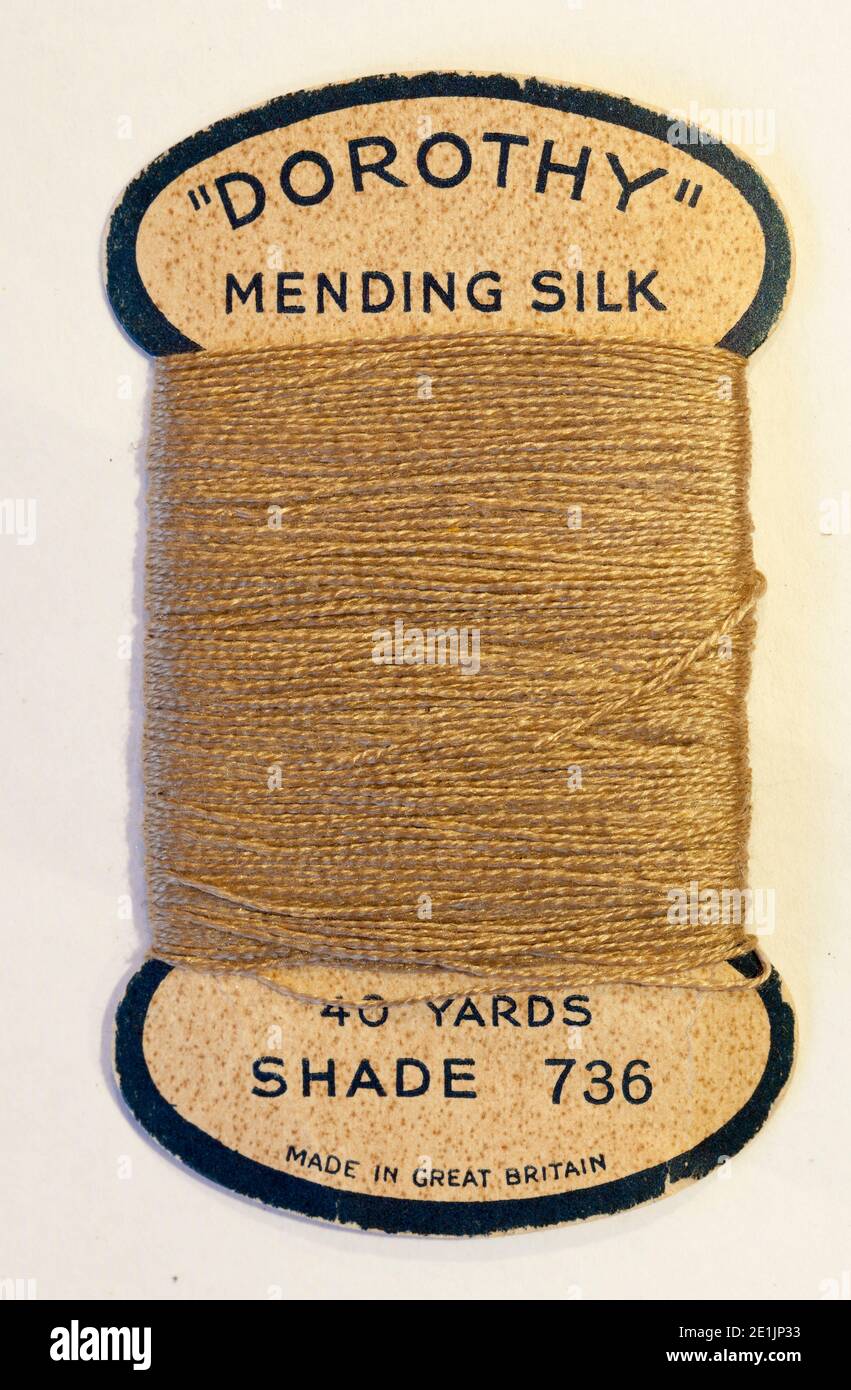 Coats and Clark's O.N.T. Darning Cotton Vintage 2 Ply Cotton String Beige  Brown
