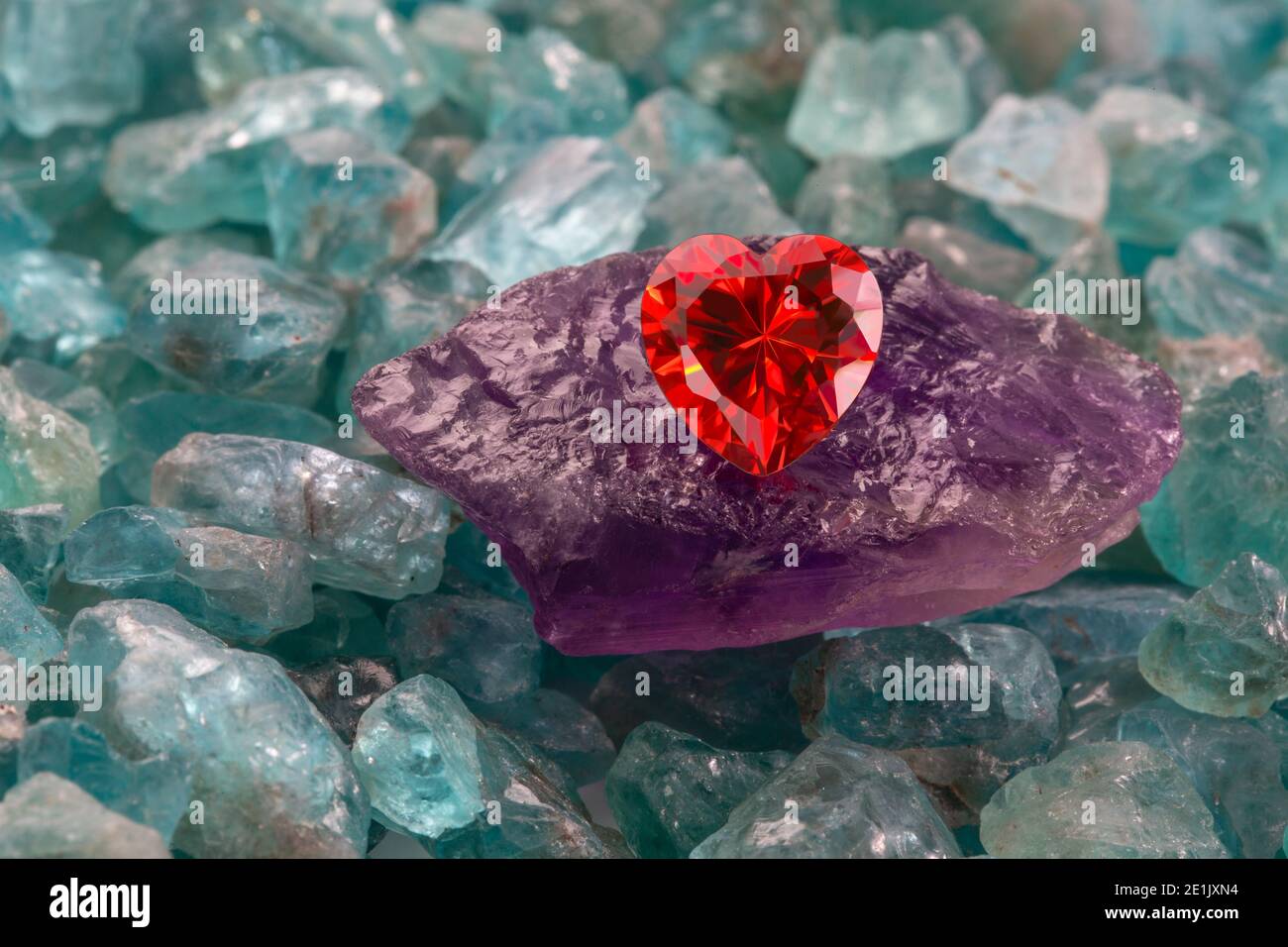 Red and shop blue gemstone