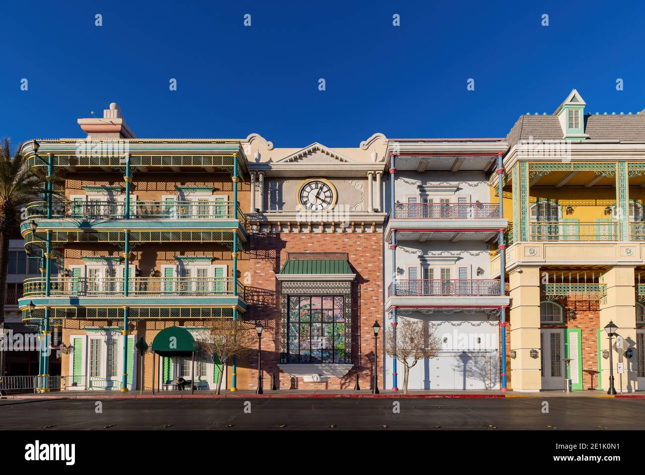 Las Vegas, DEC 22, 2020 - Sunny view of The Orleans Hotel and Casino Stock Photo