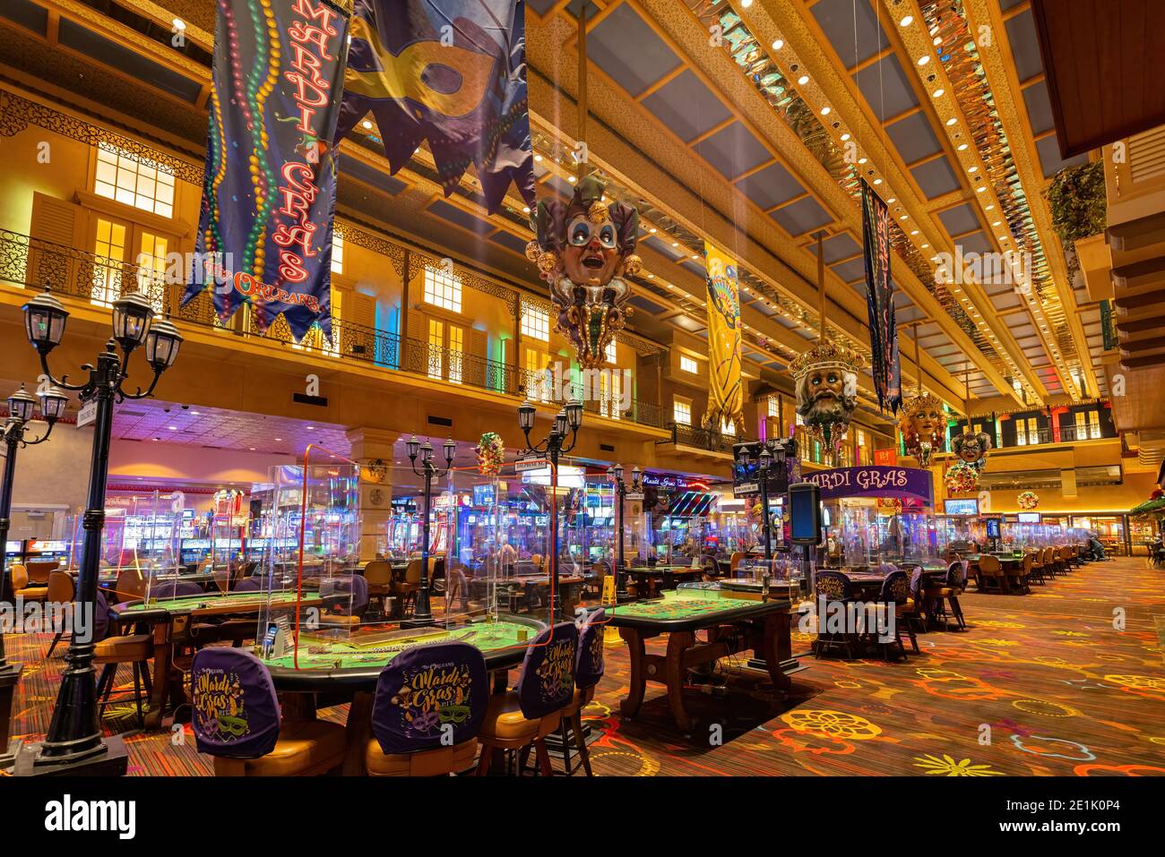 Las Vegas, DEC 22, 2020 - Interior view of The Orleans Hotel and Casino  Stock Photo - Alamy, image size:1300x957