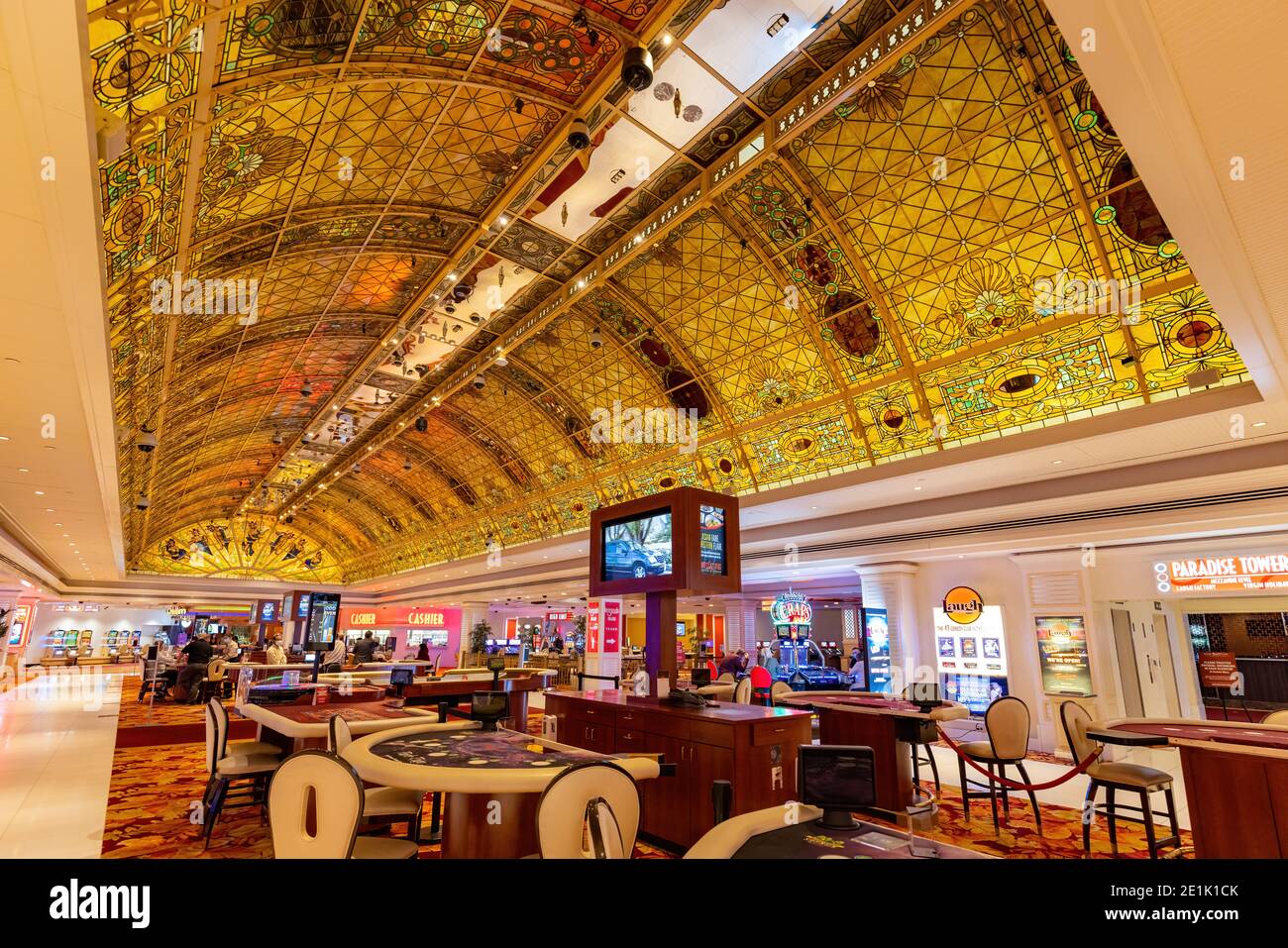 Las Vegas, DEC 28, 2020 - Interior view of the Tropicana Las Vegas Stock Photo