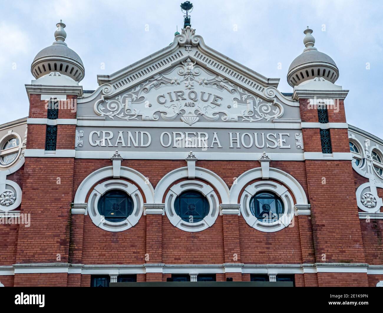Belfast, Northern Ireland - Dec 19, 2020: The Grand Opera House in Belfast. Stock Photo