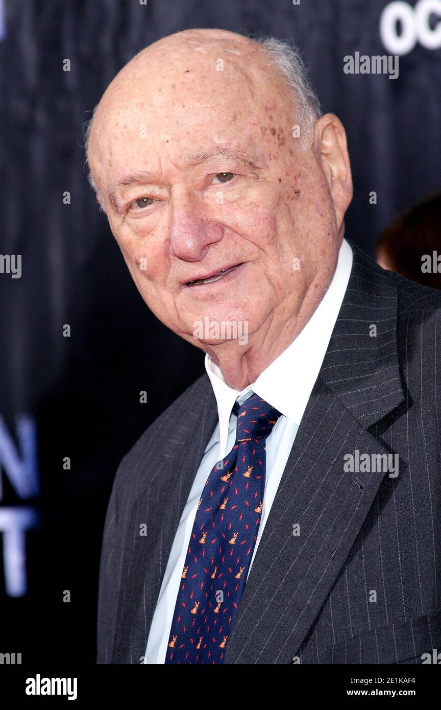 Ed Koch 10/9/07, Photo by Steve Mack/PHOTOlink Stock Photo
