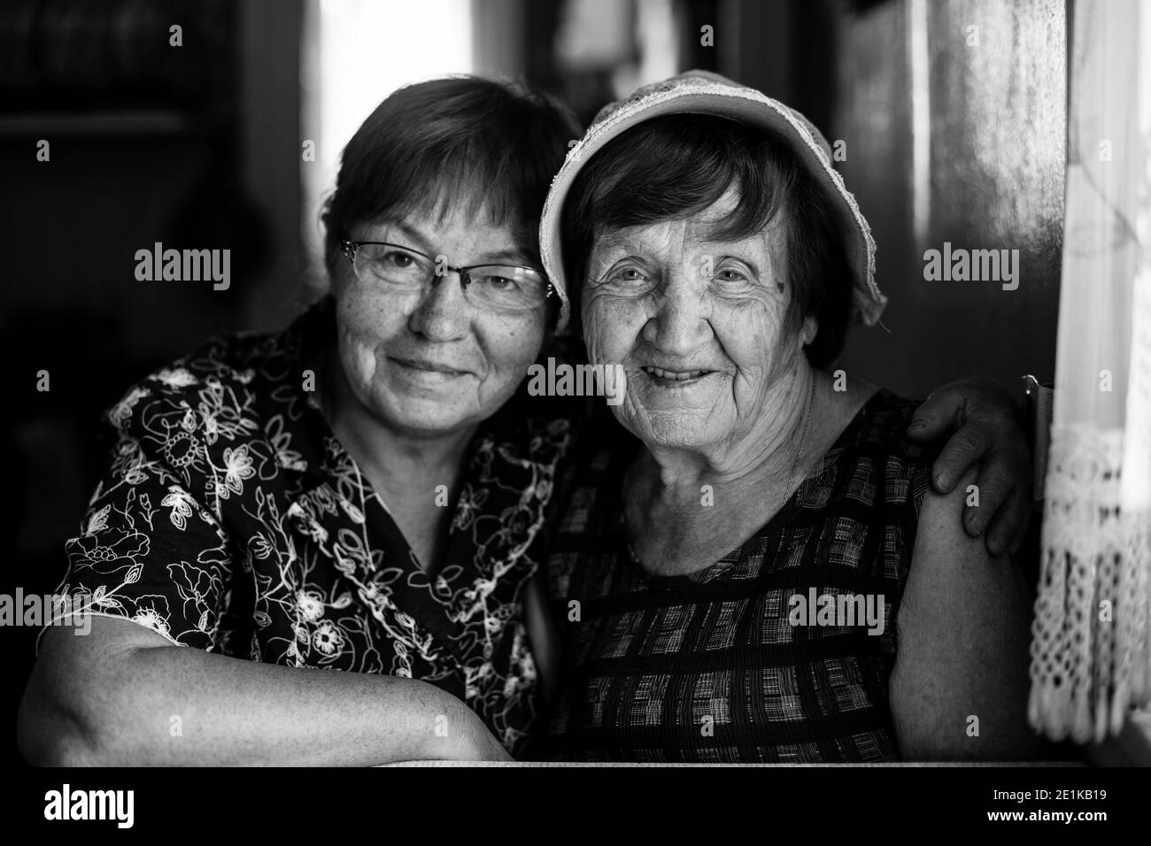 Mature mom Black and White Stock Photos & Images - Alamy