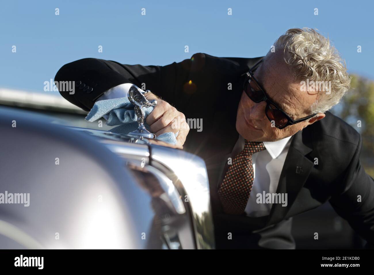 United Kingdom / West Sussex/ RollsRoyce Motor Cars / White Glove chauffeur’s Day /The driver