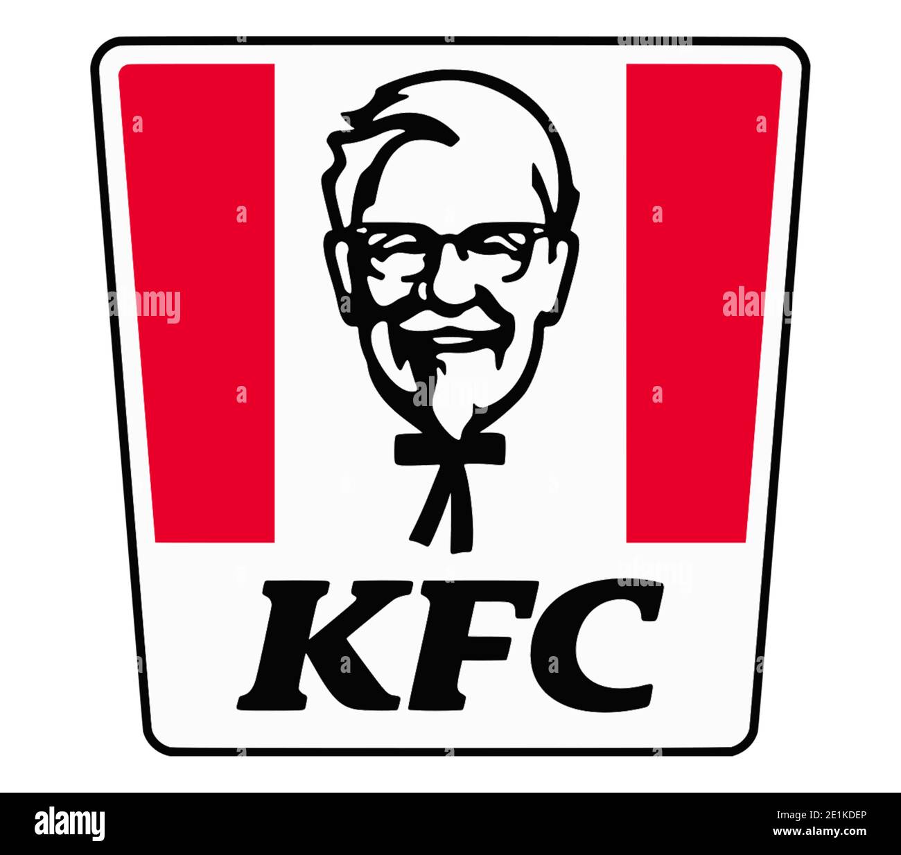 Kentucky Fried Chicken restaurant logo Stock Photo