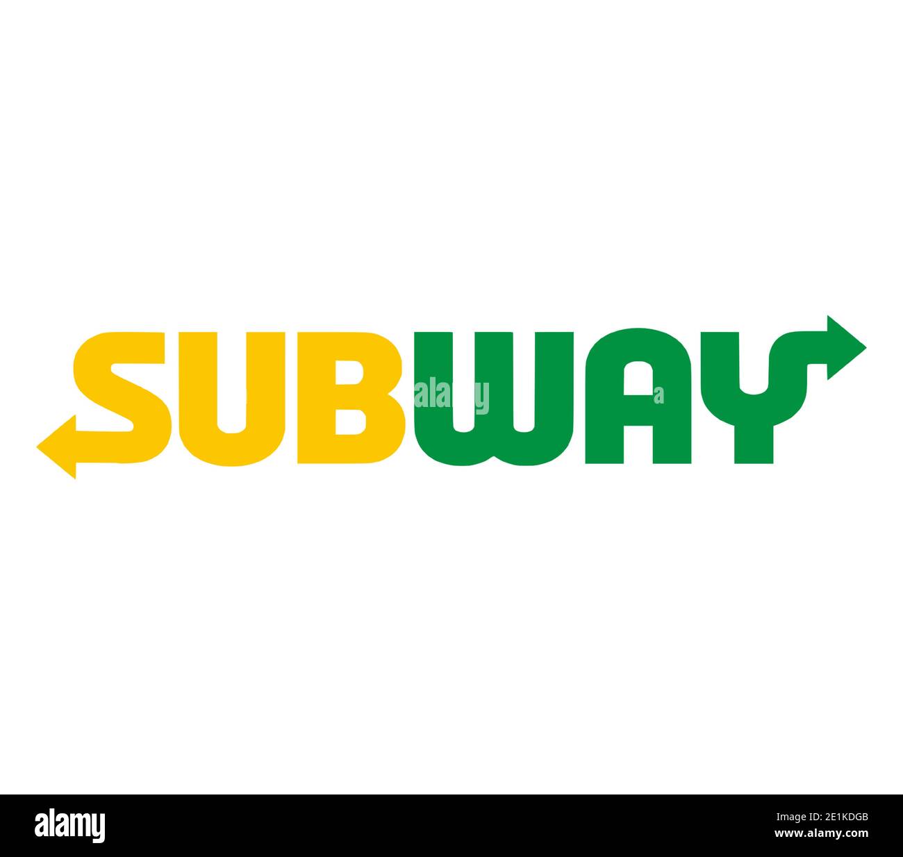 Subway restaurant logo Stock Photo