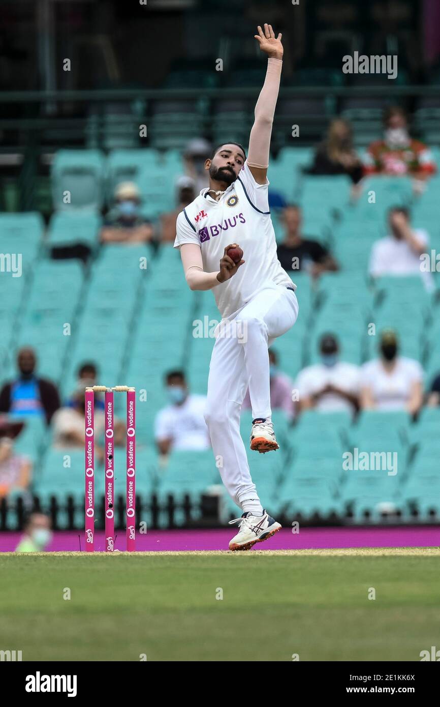 Sydney, Australia. 8th January 2021; Sydney Cricket Ground, Sydney, New