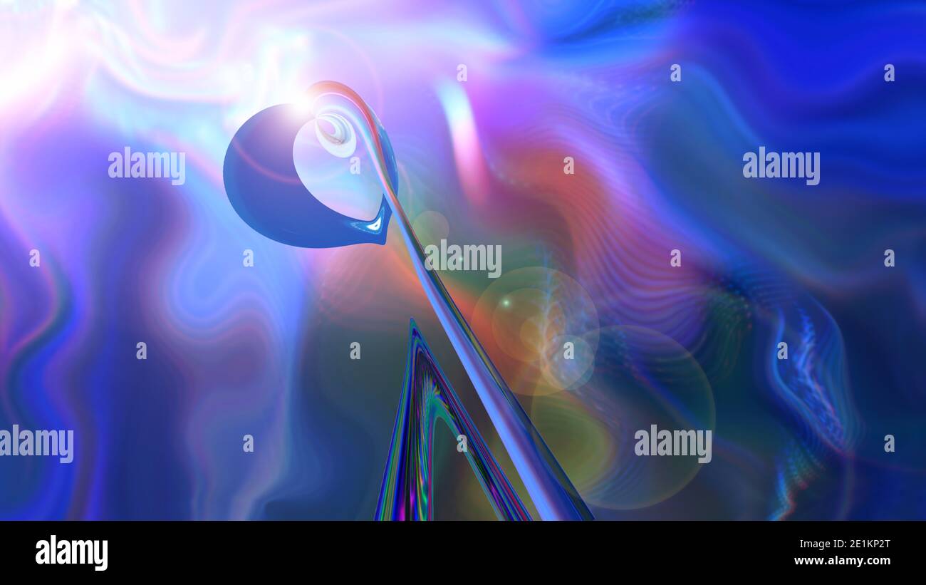 Abstract background with shiny shapes and gradient Stock Photo - Alamy