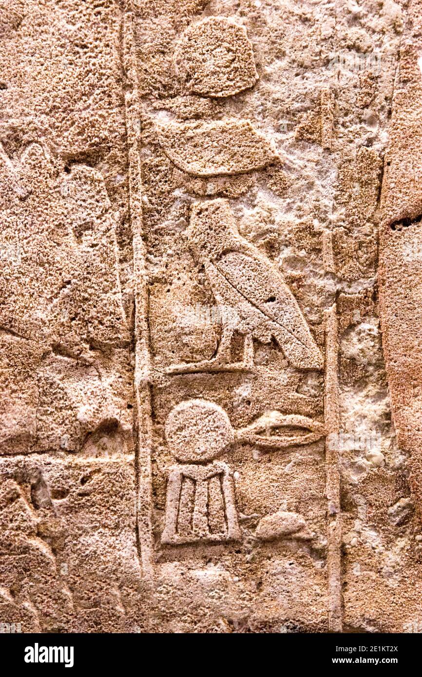 ancient Egyptian stone background wiht pictures' inscription Stock ...