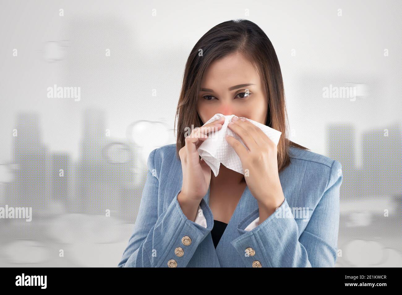 Woman nose smoke hires stock photography and images Alamy