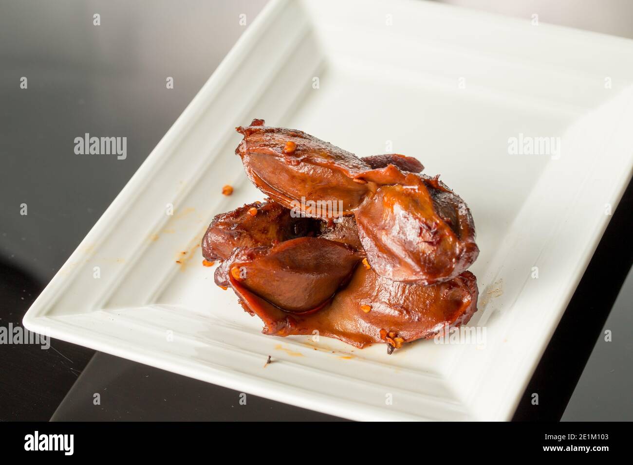 Braised duck gizzard, Chinese cuisine Stock Photo Alamy