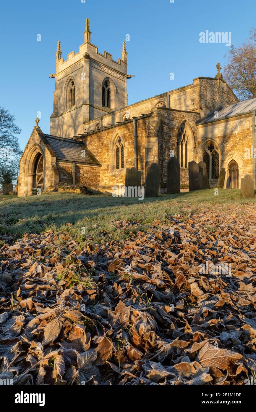 St Mary's Church - a redundant Church of England parish church in the village of Garthorpe, Leicestershire, England, United Kingdom Stock Photo