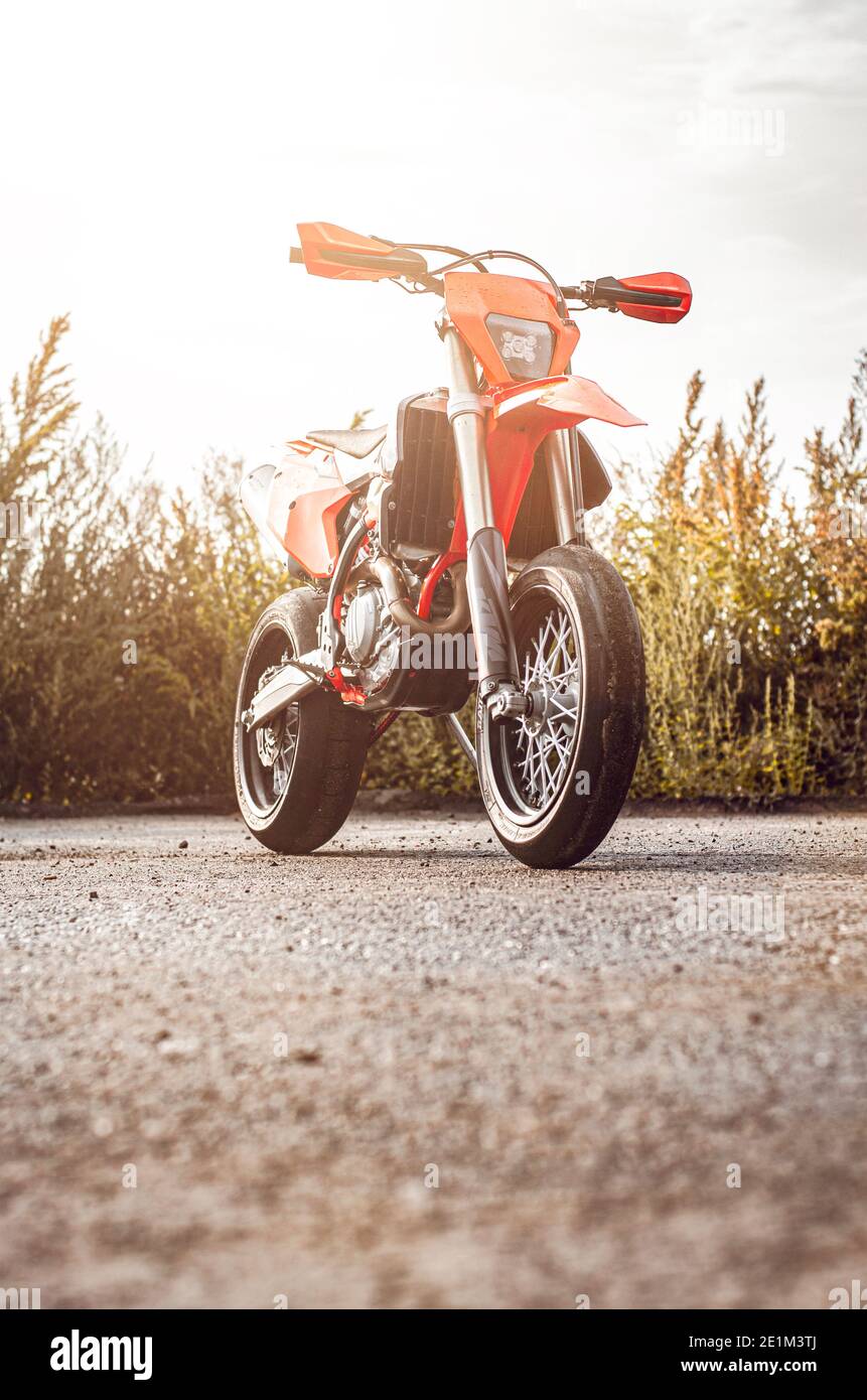 Supermoto motorcycle hi-res stock photography and images - Alamy
