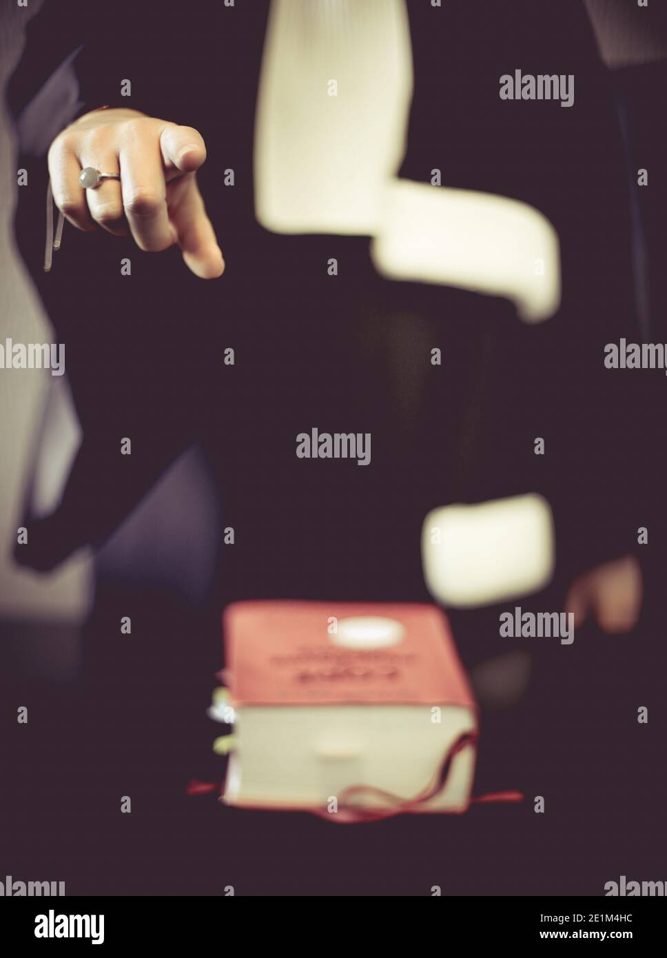 French woman lawyer closeup Law concept Stock Photo Alamy