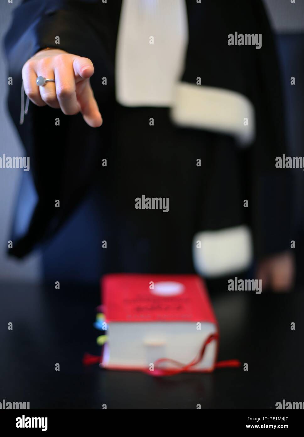 French woman lawyer closeup Law concept Stock Photo Alamy