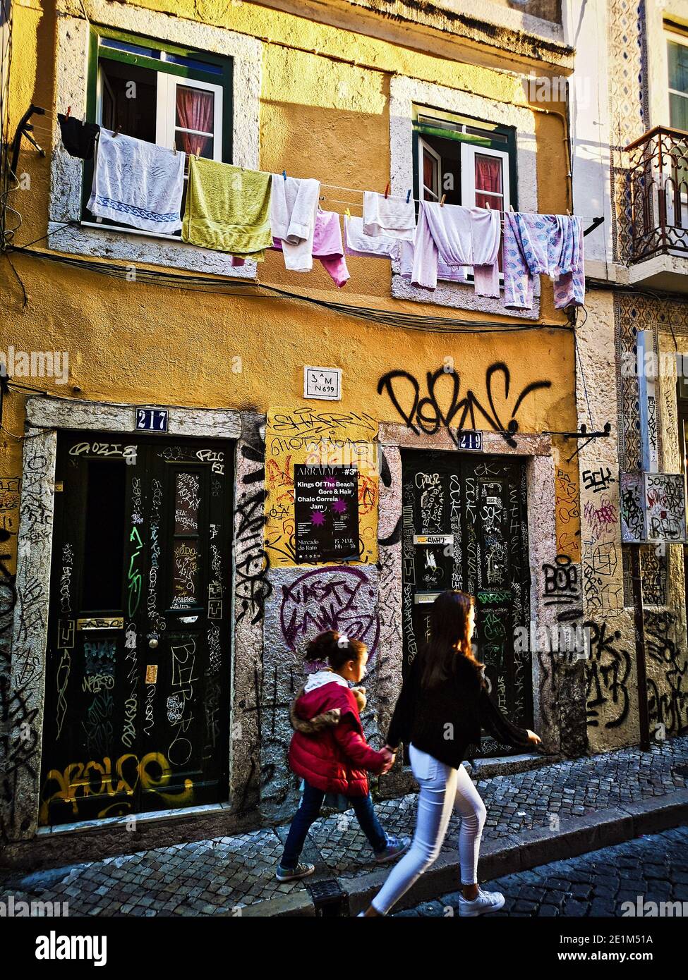 PORTUGAL / Lisbon / Bairro Alto the trendy neighbourhood in Lisbon. Stock Photo